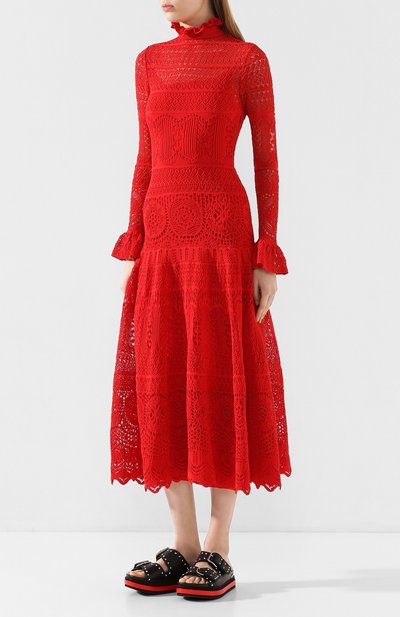 Платье-миди ALEXANDER MCQUEEN, арт. 610733/Q1AMH, фото 3
