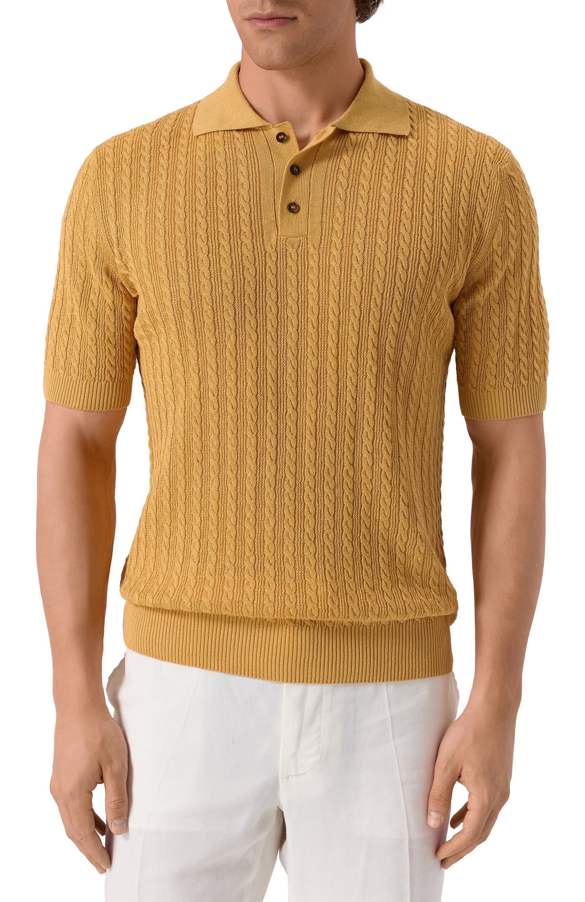 Поло изо льна и хлопка SLOWEAR, арт. 810212/Z1355, фото 3