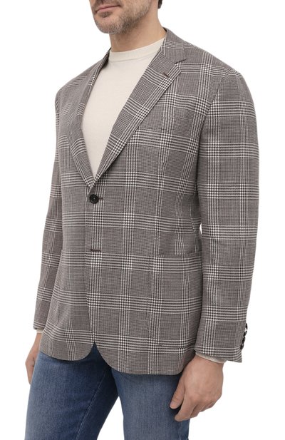 Пиджак из шерсти и шелка BRIONI, арт. RGL50P/P1A81/PLUME, фото 3