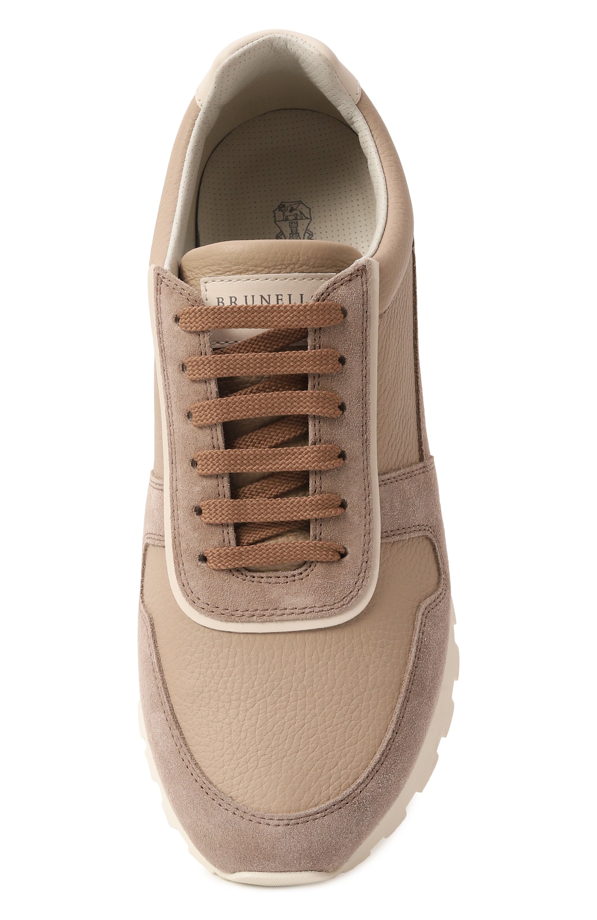 Кожаные кроссовки BRUNELLO CUCINELLI, арт. MZUESLA289, фото 6