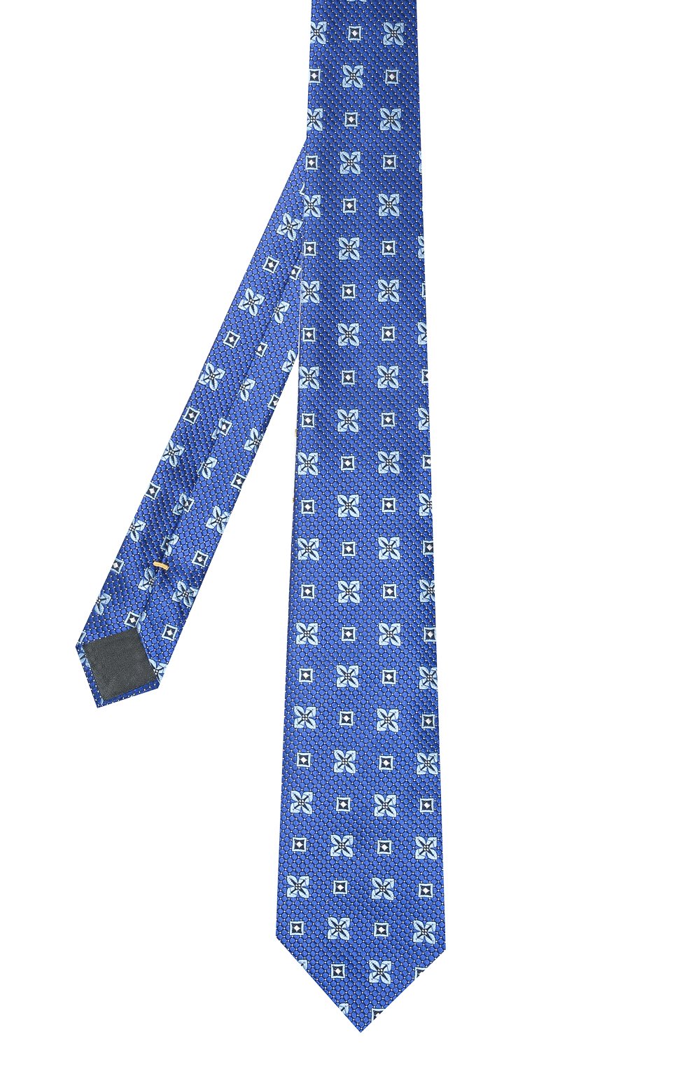 Шелковый галстук CANALI темно-синего цвета по цене 12700 руб., арт. 18/HJ03082, фото 2 Шелковый галстук CANALI, арт. 18/HJ03082, фото 2