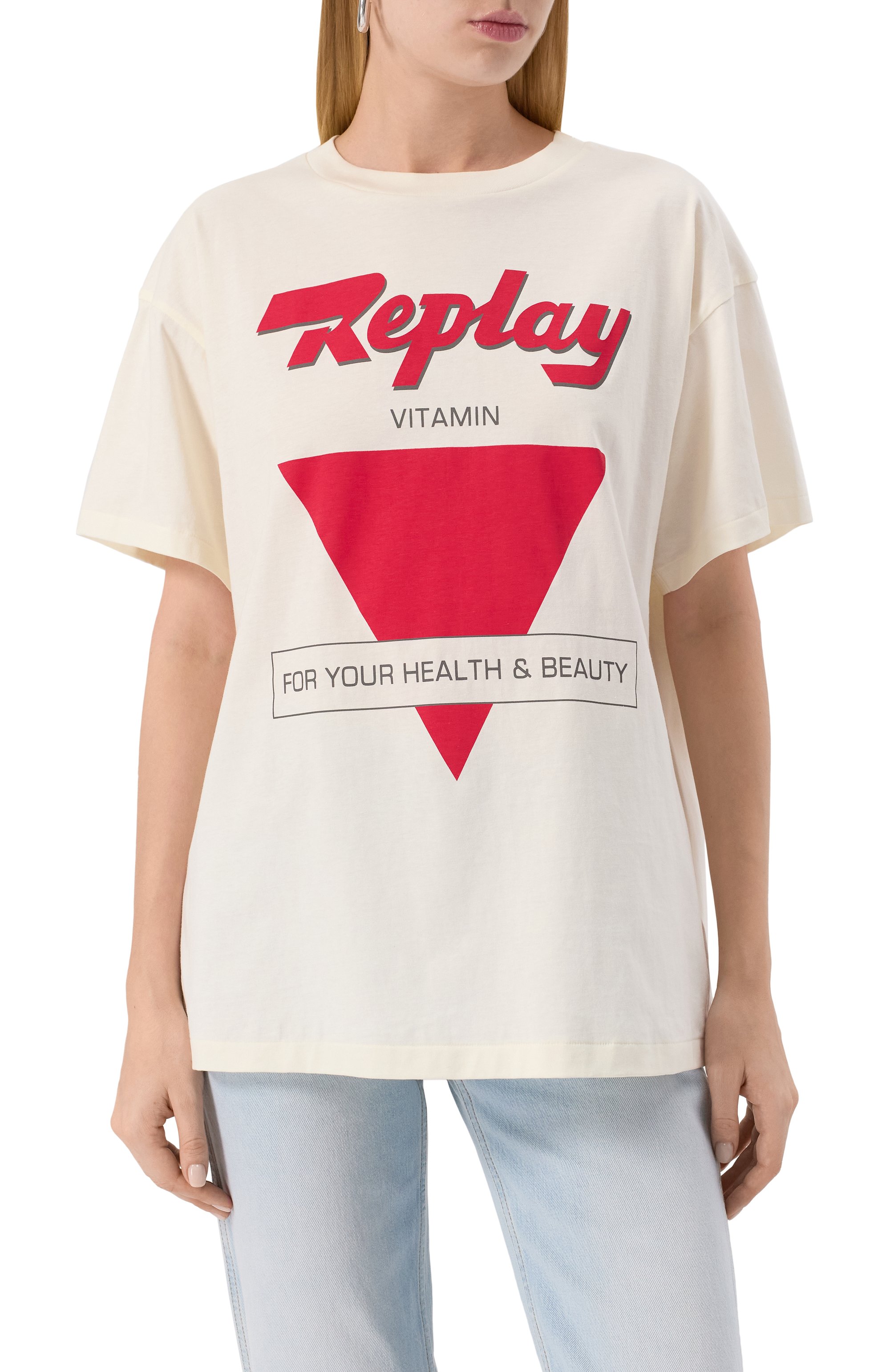 Хлопковая футболка REPLAY, арт. W3378 .000.2660, фото 3