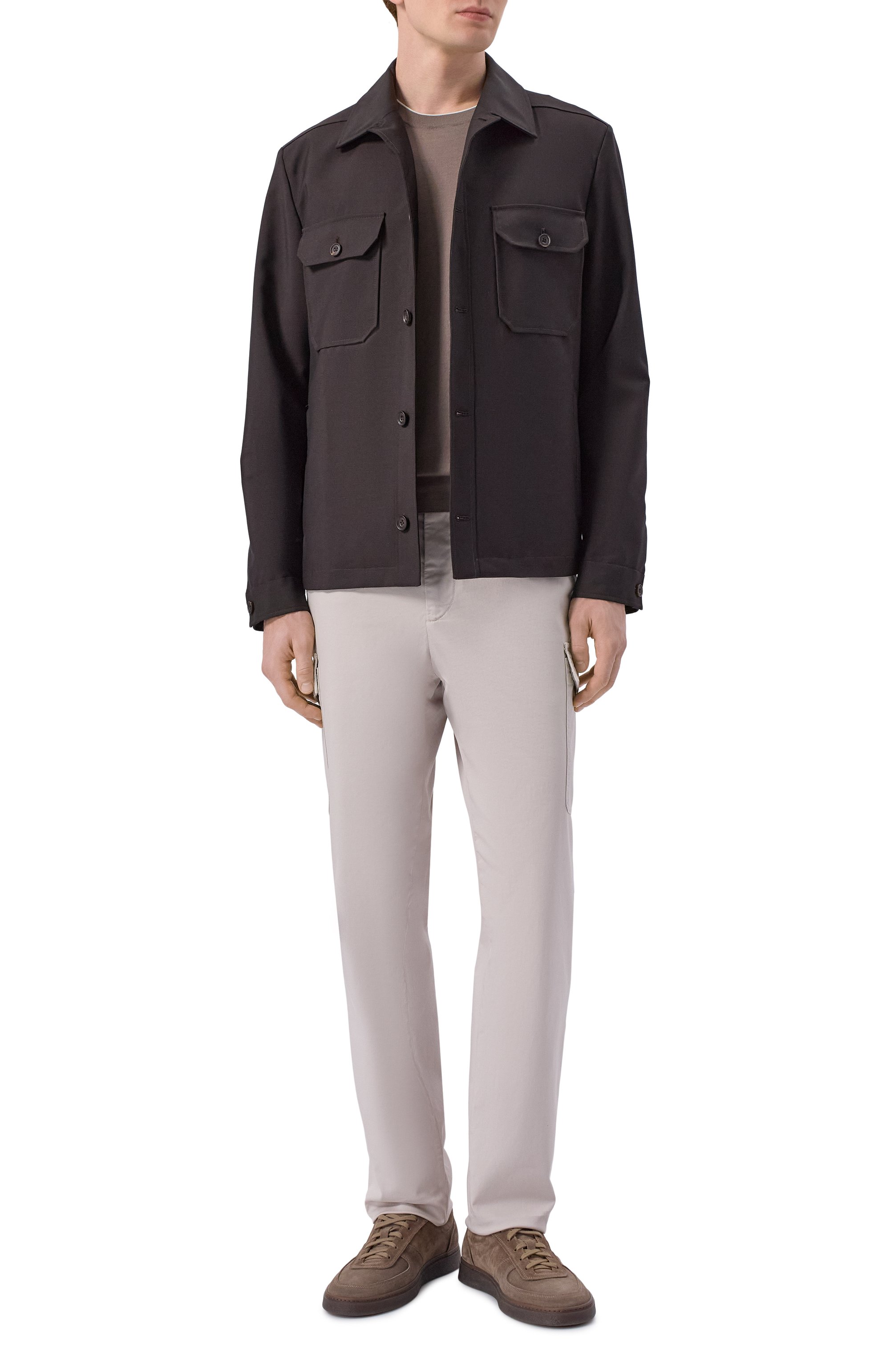 Хлопковый джемпер BRUNELLO CUCINELLI, арт. M29805200, фото 2