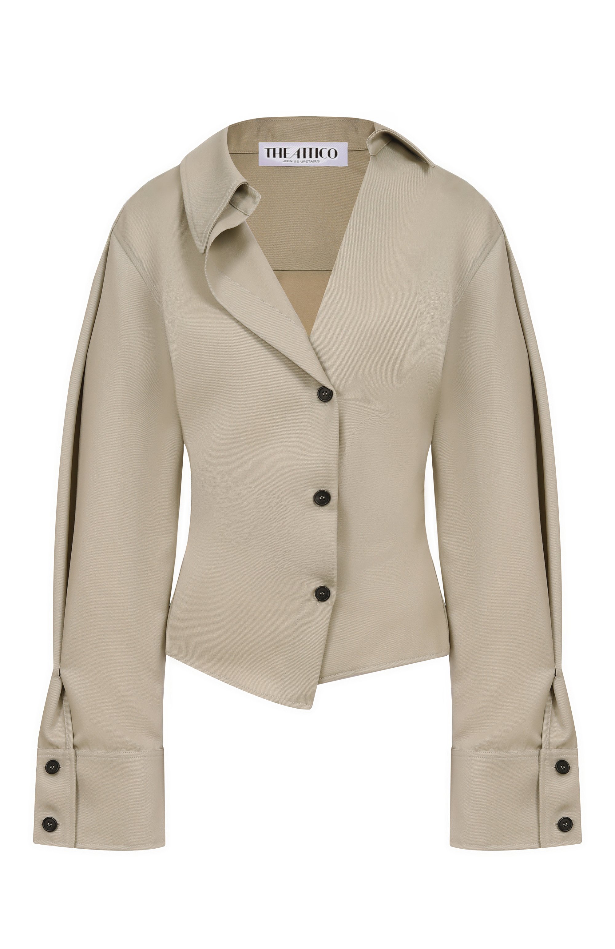 Шерстяная рубашка THE ATTICO, арт. 260WCH00045/WWW065AA, фото 1