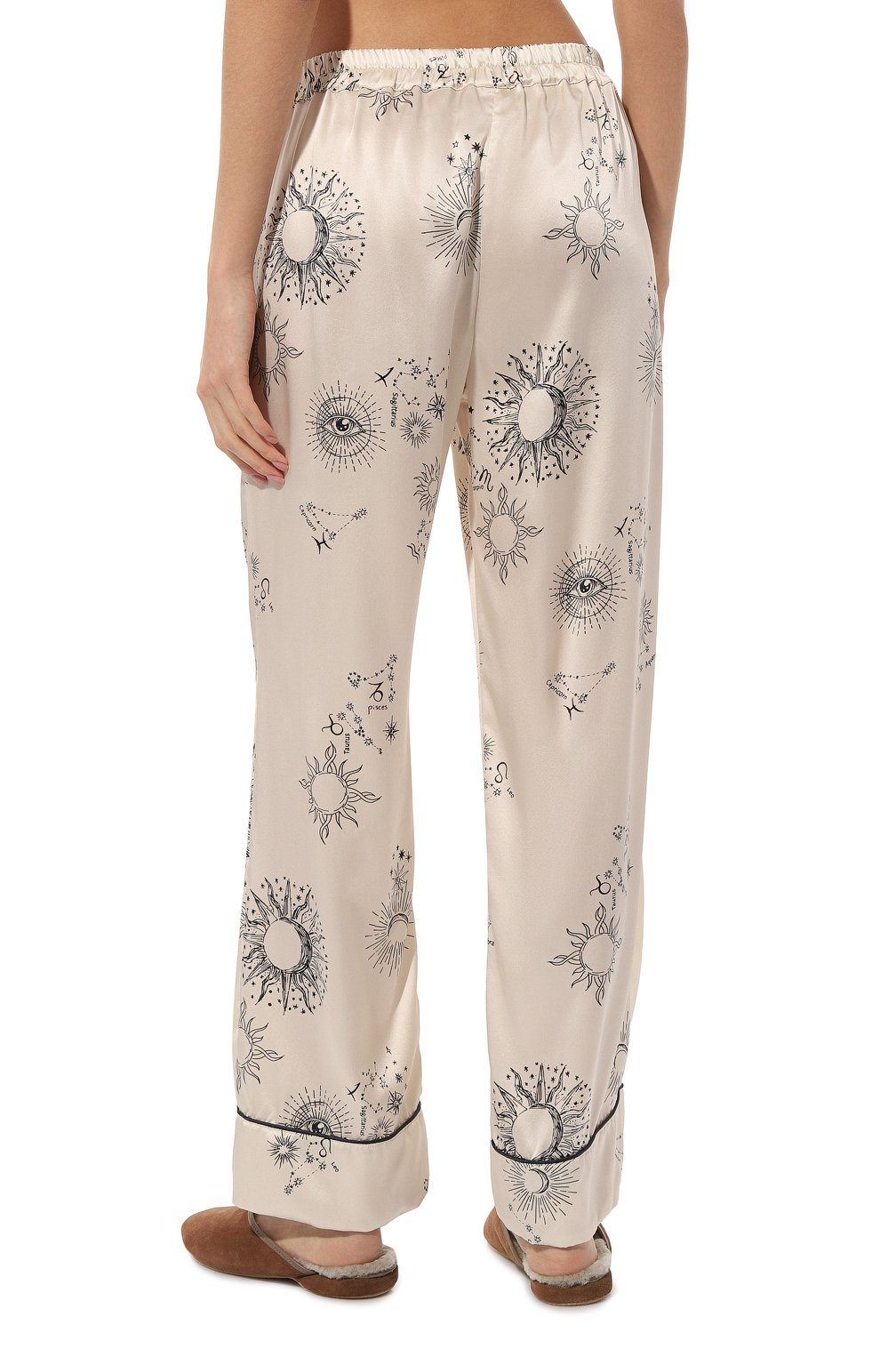 Шелковая пижама MORPHO&LUNA кремового цвета по цене 88450 руб., арт. S31P30IV/PH0EBE, фото 6 Шелковая пижама MORPHO&LUNA, арт. S31P30IV/PH0EBE, фото 6