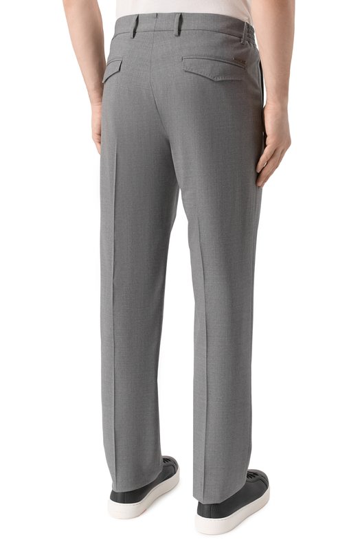 Шерстяные брюки Stefano Ricci M1T5100153/WEA02U Серый  M1T5100153/WEA02U Фото 4