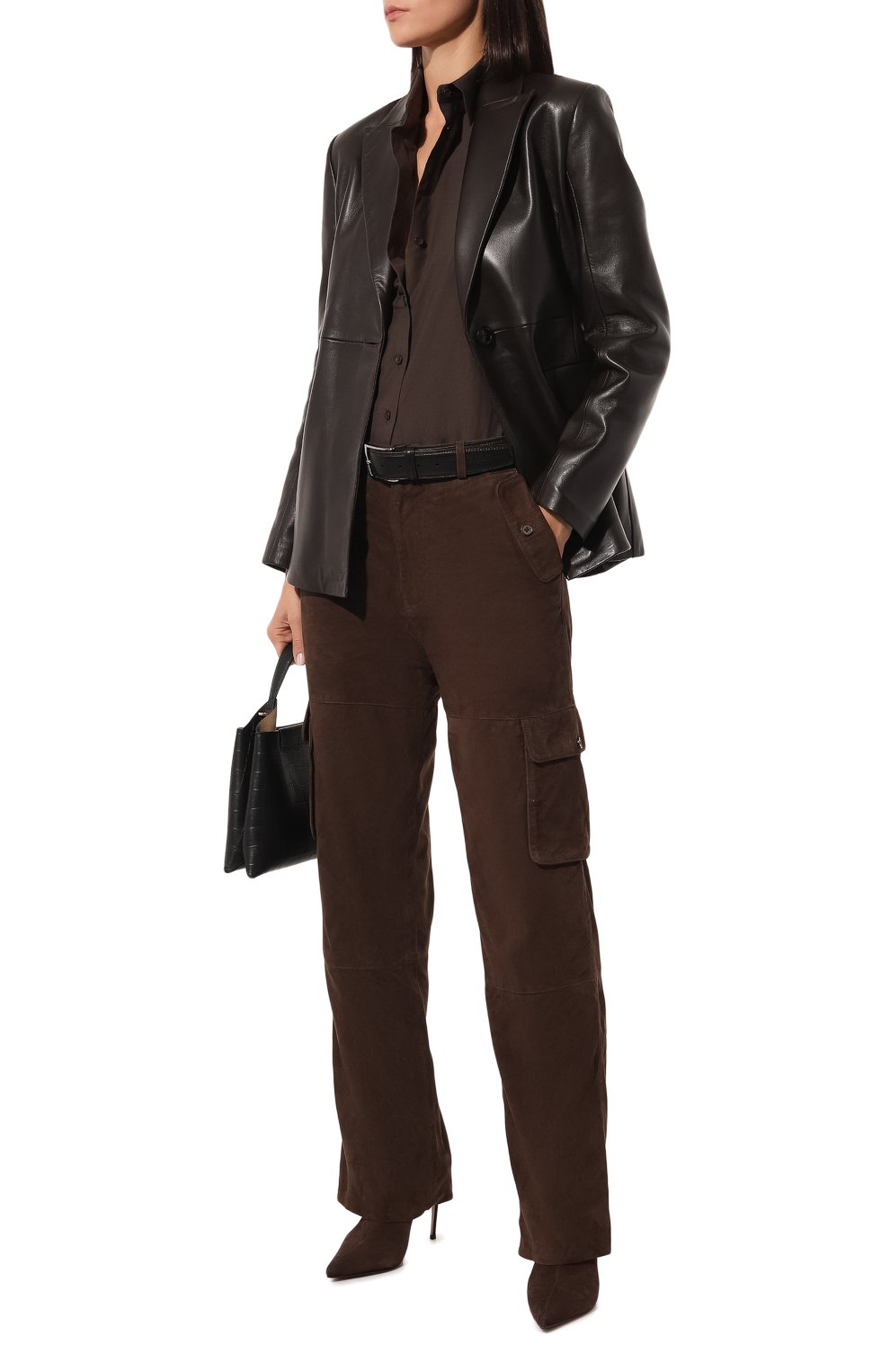 Замшевые ботильоны stivaletto eva 100 LE SILLA, арт. 2195V090R1PPVST, фото 2