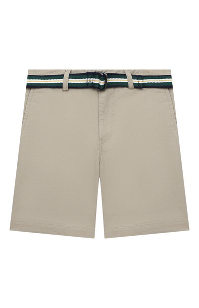 Хлопковые шорты POLO RALPH LAUREN бежевого цвета по цене 9610 руб., арт. 323863960, фото 1 Хлопковые шорты POLO RALPH LAUREN, арт. 323863960, фото 1