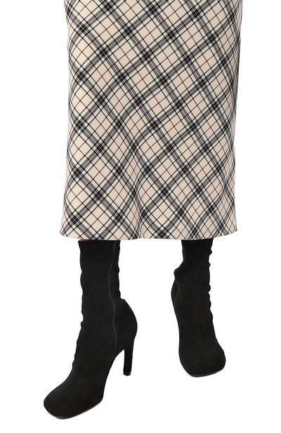 Замшевые ботильоны DRIES VAN NOTEN черного цвета по цене 69950 руб., арт. WW232-201, фото 3 Замшевые ботильоны DRIES VAN NOTEN, арт. WW232-201, фото 3