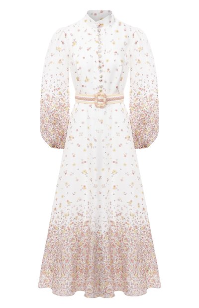 Женское льняное платье ZIMMERMANN, арт. 8041DCAR