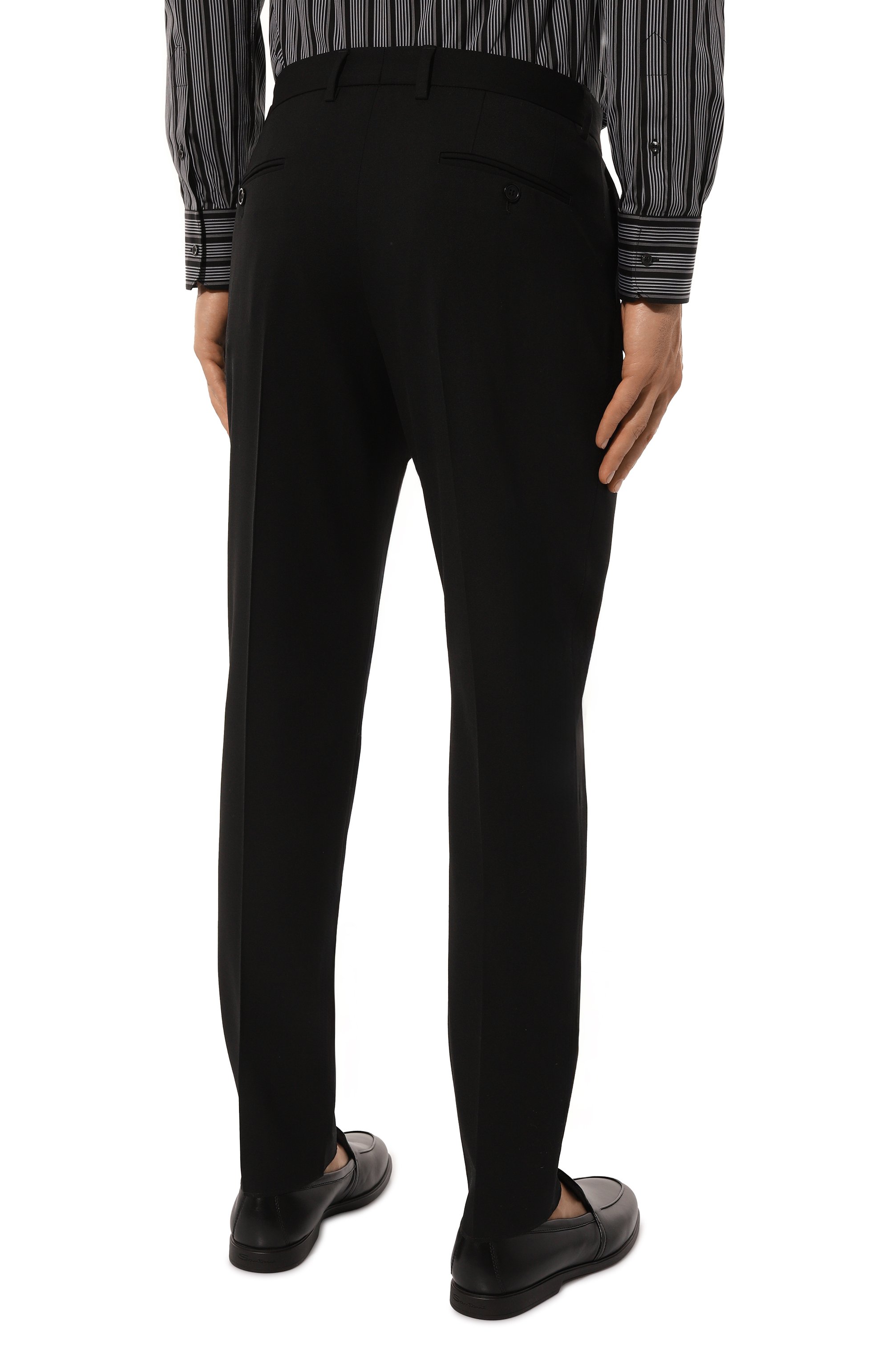 Шерстяные брюки DOLCE & GABBANA, арт. GP06JT/FU27J, фото 4