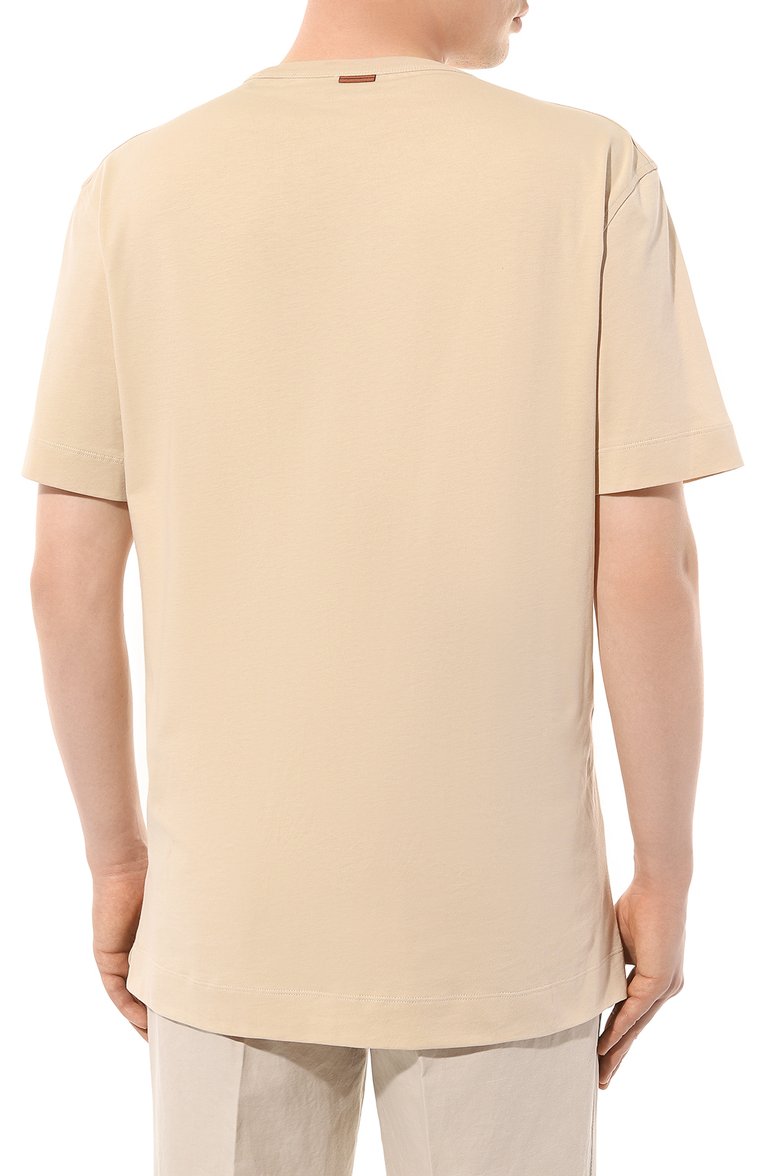 Хлопковая футболка ZEGNA, арт. UD360A7/D760, фото 1