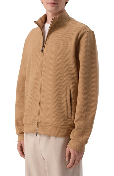 Толстовка из хлопка и лиоцелла EMPORIO ARMANI, арт. EM007350/AF13700, фото 3