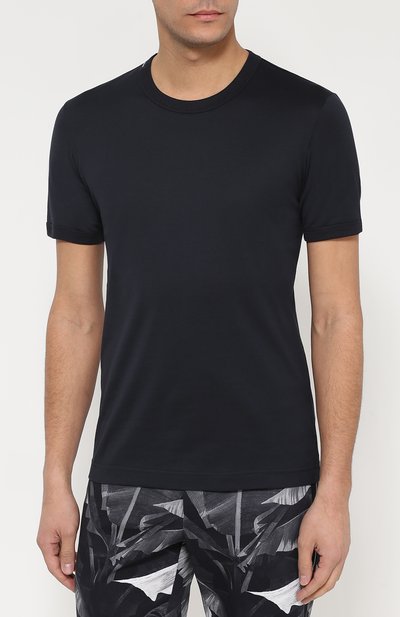 Хлопковая футболка с круглым вырезом DOLCE & GABBANA, арт. 0101/G8GX8T/FU7EQ, фото 3