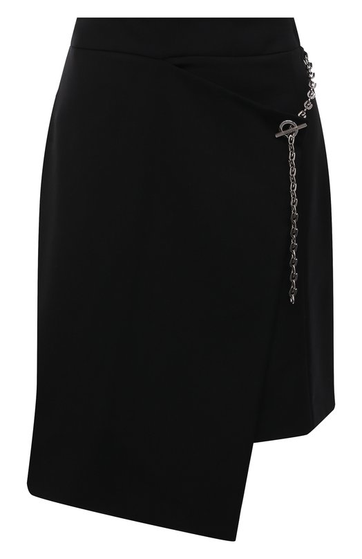 Шерстяная юбка Givenchy BW40H913QB Чёрный BW40H913QB