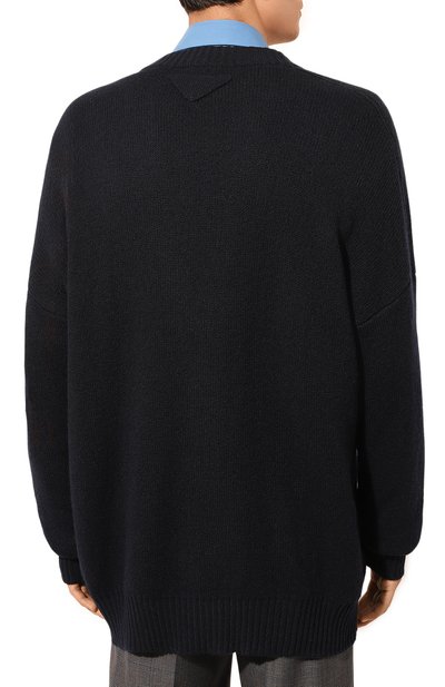 Кашемировый кардиган PRADA, арт. UMG109-1Z9F-F0008-221, фото 4