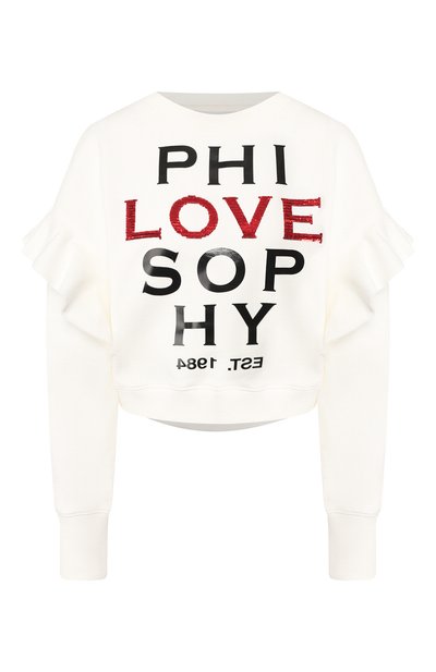 Хлопковый свитшот PHILOSOPHY DI LORENZO SERAFINI, арт. A1705/747, фото 1