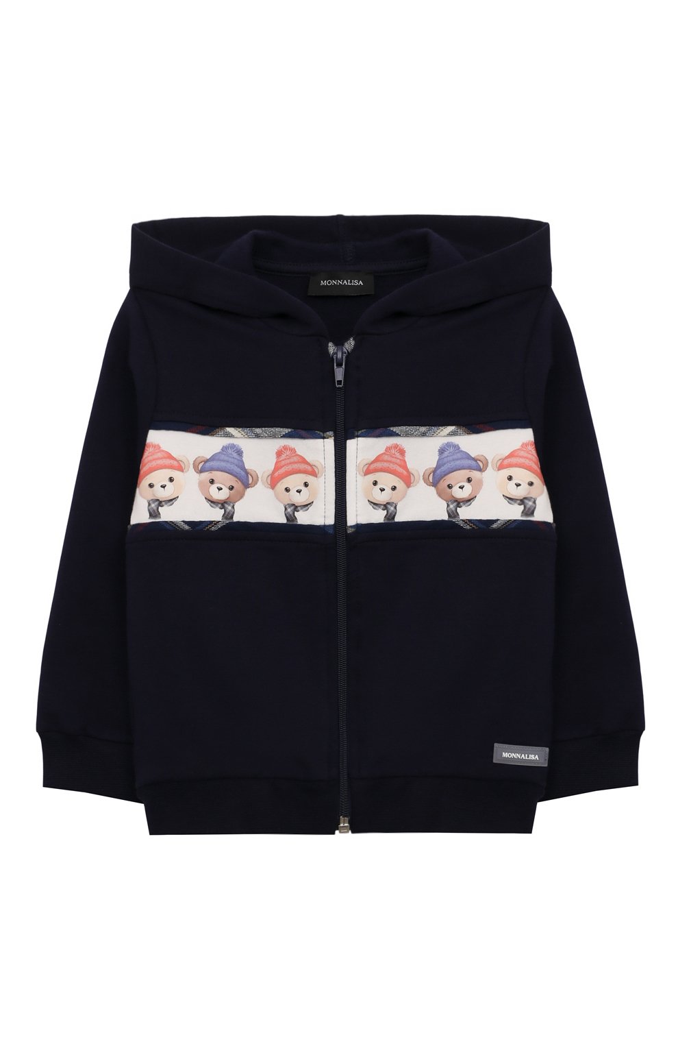Хлопковая толстовка MONNALISA, арт. 28D802, фото 1