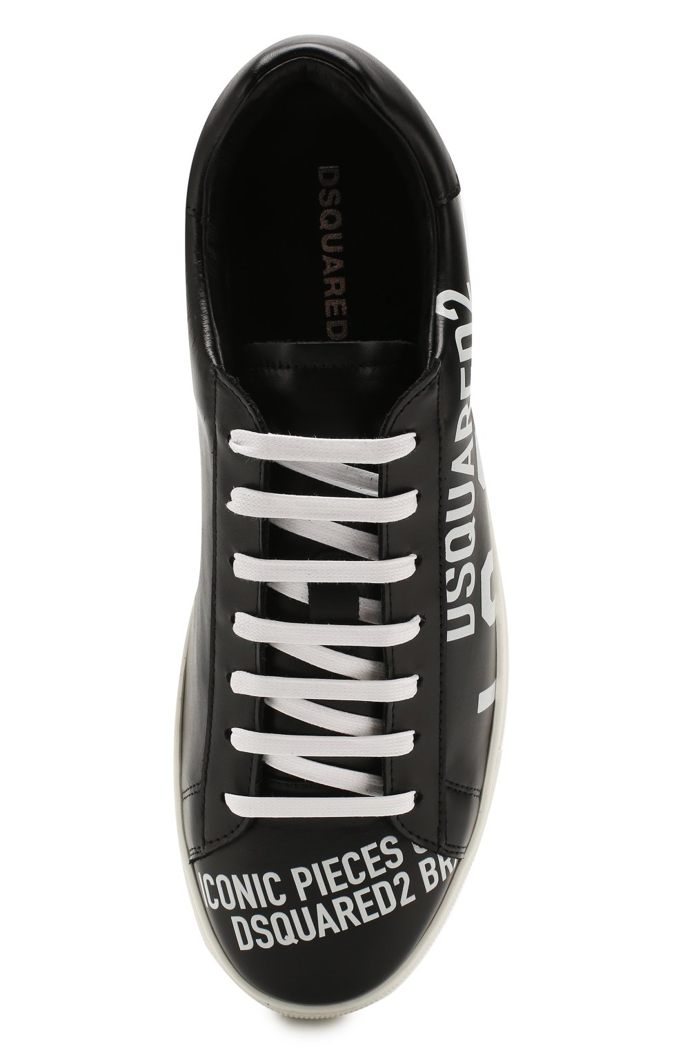 Кожаные кеды DSQUARED2, арт. SNM0005 01502648, фото 5