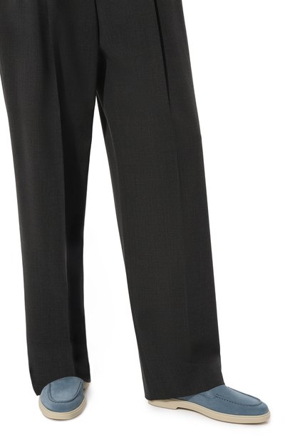 Замшевые лоферы SANTONI, арт. WUYA58856TISNSW9, фото 3