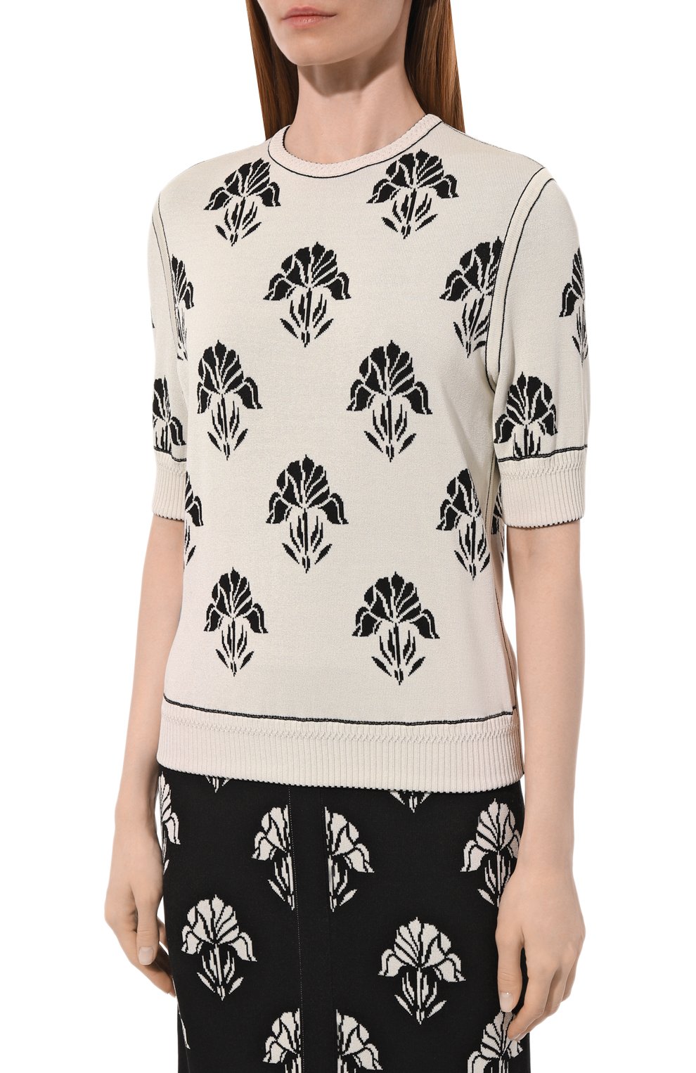 Двусторонний пуловер из шелка и вискозы FREEAGE, арт. S24.JM076M.6070.900, фото 6