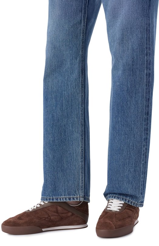 Замшевые кеды Kick Chloé CHC25A07IMS Коричневый  CHC25A07IMS Фото 2