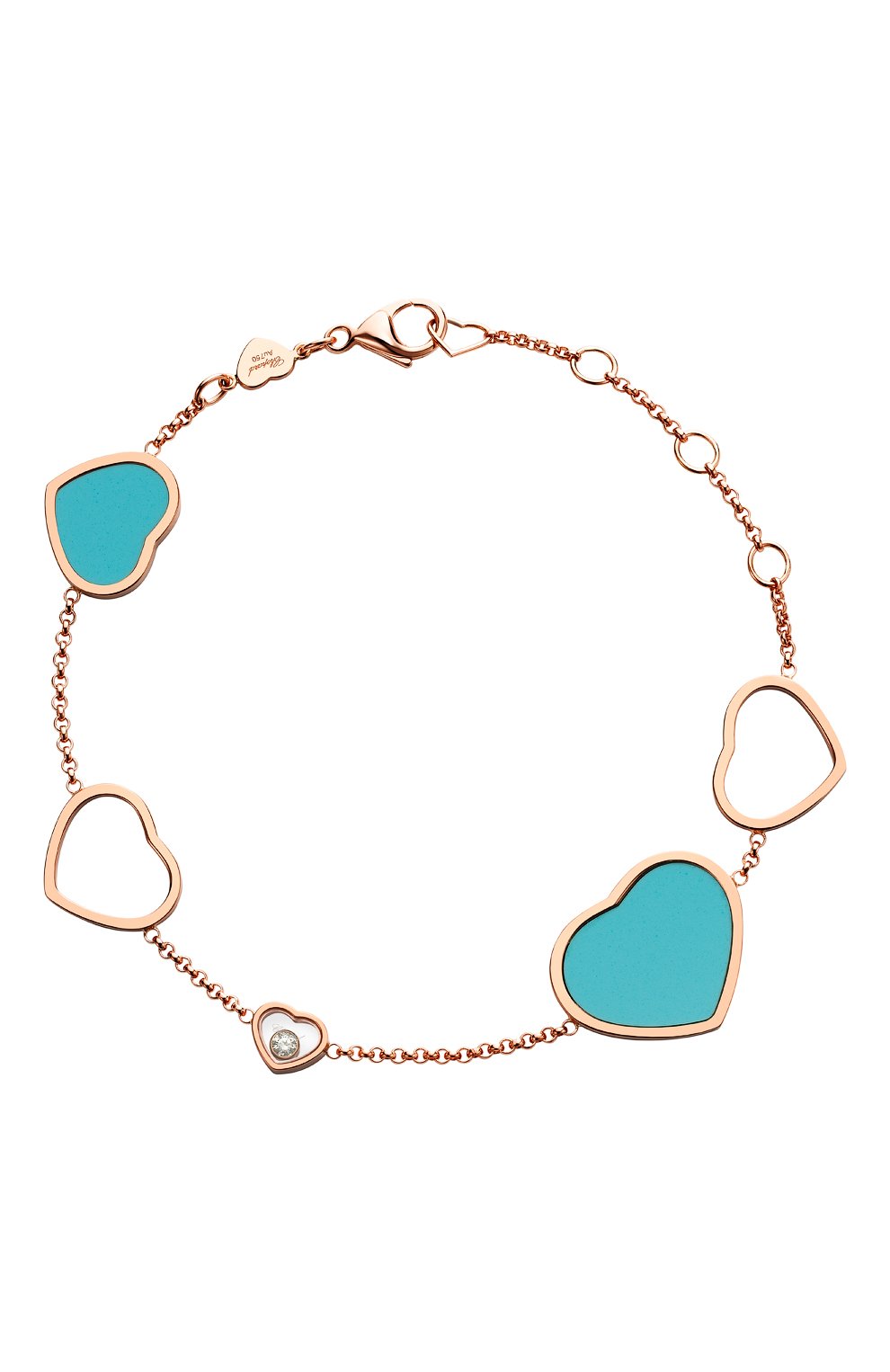 Браслет CHOPARD бесцветного цвета по цене 578500 руб., арт. 857482-5041, фото 1 Браслет CHOPARD, арт. 857482-5041, фото 1