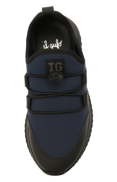 Кроссовки IL GUFO синего цвета по цене 24100 руб., арт. G872/CARLIT0/27-30, фото 4 Кроссовки IL GUFO, арт. G872/CARLIT0/27-30, фото 4