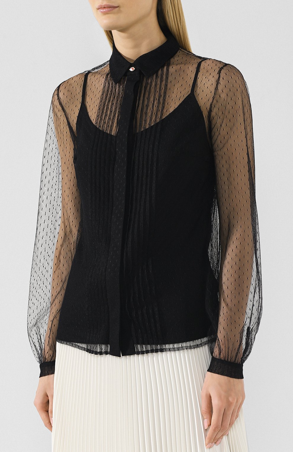 Блузка с сеткой TEREKHOV GIRL, арт. 2BL016/0411.900.3/S19, фото 3