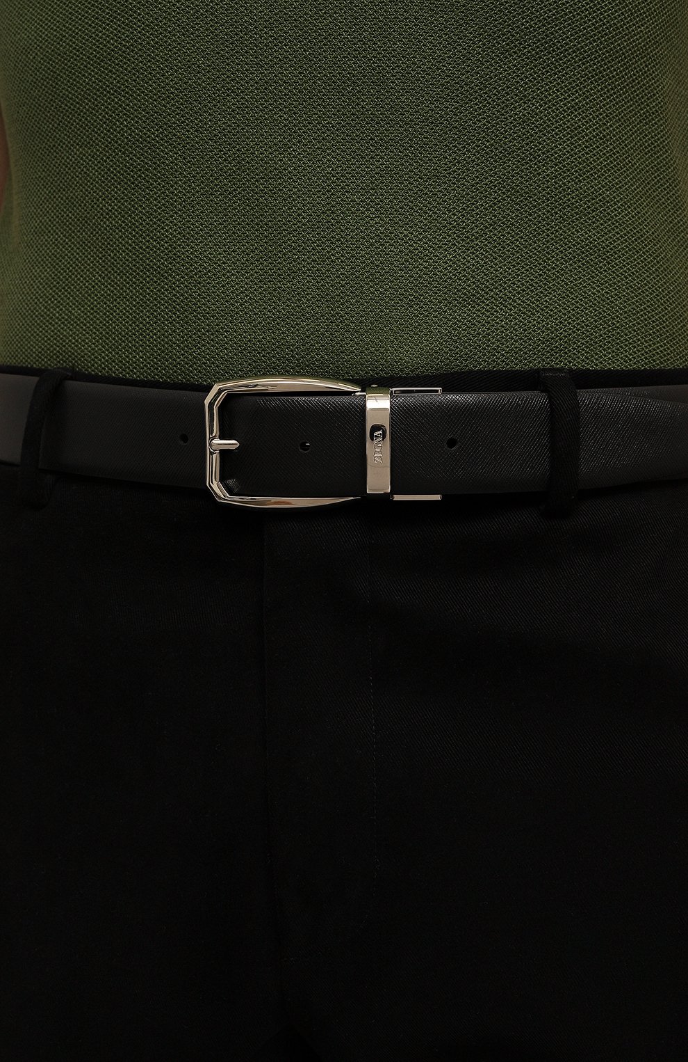 Двусторонний ремень ZEGNA, арт. LHR0M/B007PZ, фото 3