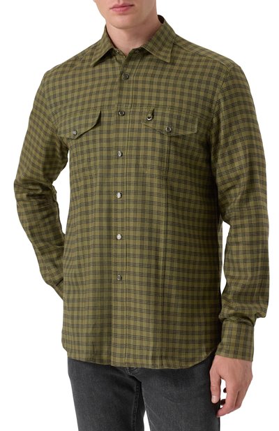 Рубашка из хлопка и лиоцелла STEFANO RICCI, арт. MC007067/BN2822, фото 3