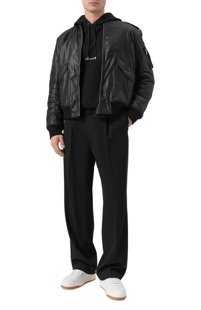 Хлопковое худи SAINT LAURENT, арт. 677259/YB2PG, фото 2