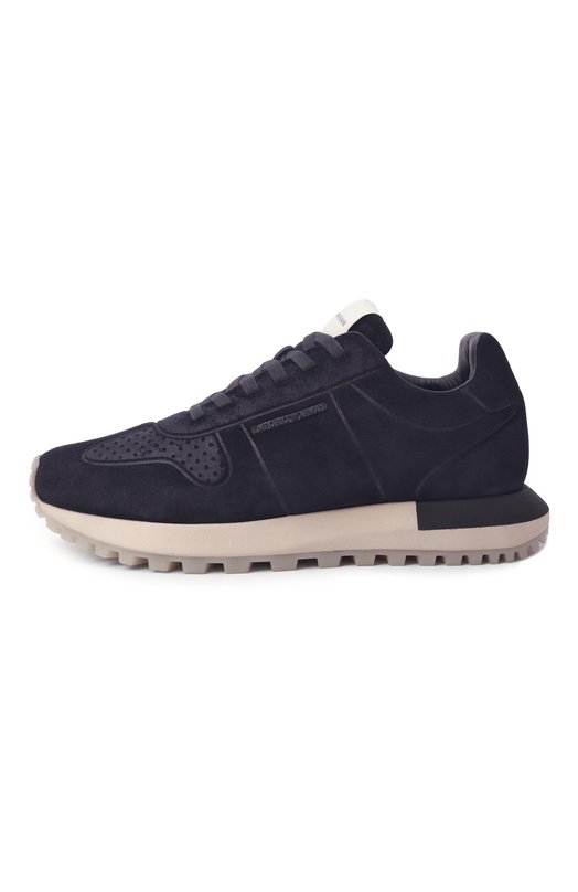 Замшевые кроссовки Emporio Armani EM003740/AF19728 Синий  EM003740/AF19728 Фото 4