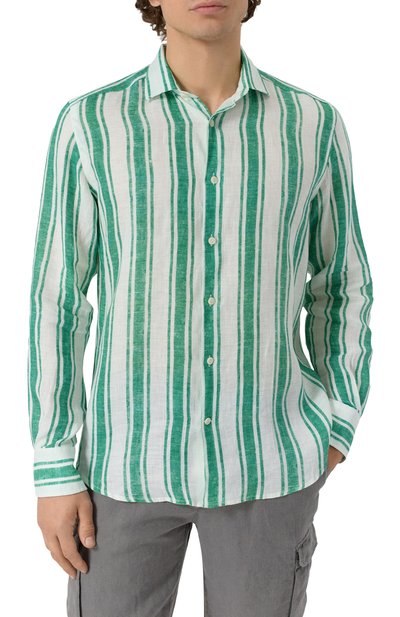 Льняная рубашка MC2 SAINT BARTH, арт. STBM PAMPL0NA/01918H, фото 3