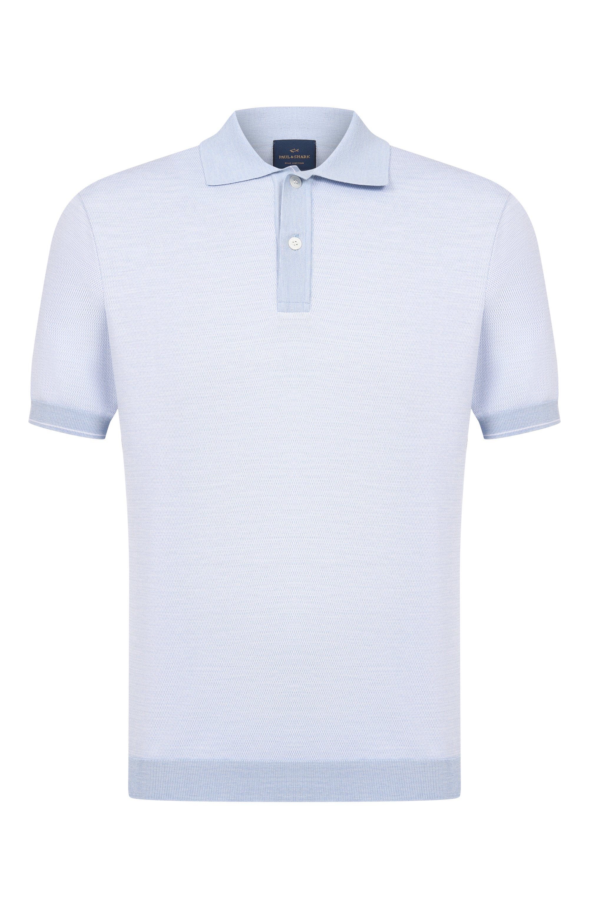 Поло из хлопка и шелка PAUL&SHARK, арт. 25411627, фото 1
