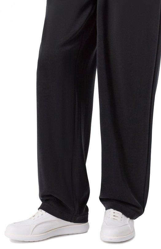 Кожаные кроссовки Giorgio Armani X2C526/XF224 Белый  X2C526/XF224 Фото 3