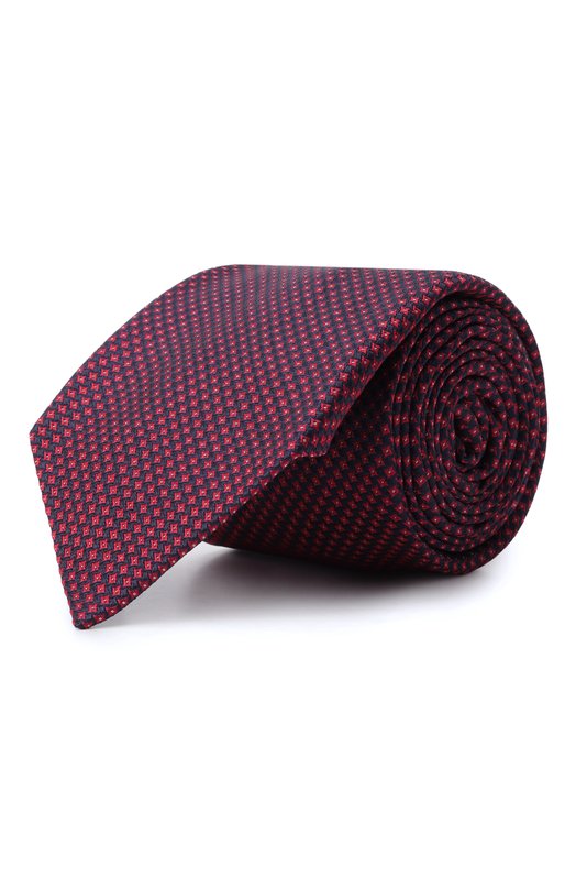 Шелковый галстук Kiton UCRVKPC06L7905 Бордовый UCRVKPC06L7905