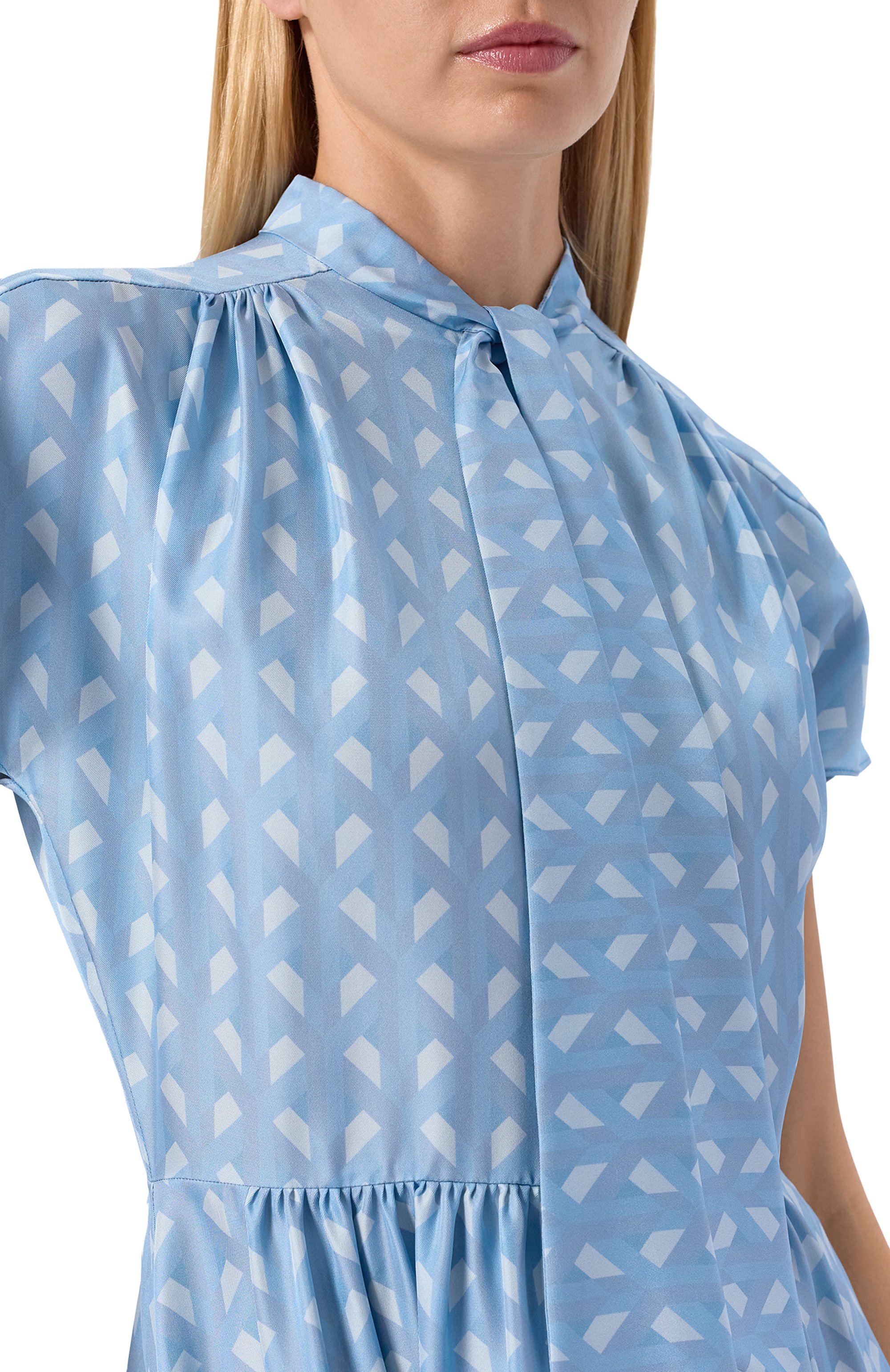 Шелковое платье MVST, арт. M26.2PW.D032/F127 TWILL PRINT, фото 4