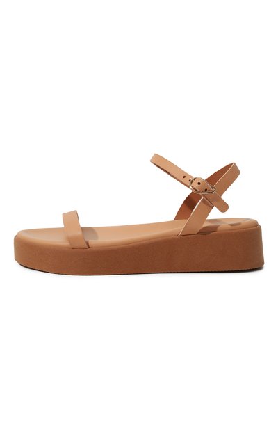 Кожаные сандалии irida ANCIENT GREEK SANDALS бежевого цвета по цене 28200 руб., арт. IRIDA/VACHETTA, фото 4 Кожаные сандалии irida ANCIENT GREEK SANDALS, арт. IRIDA/VACHETTA, фото 4