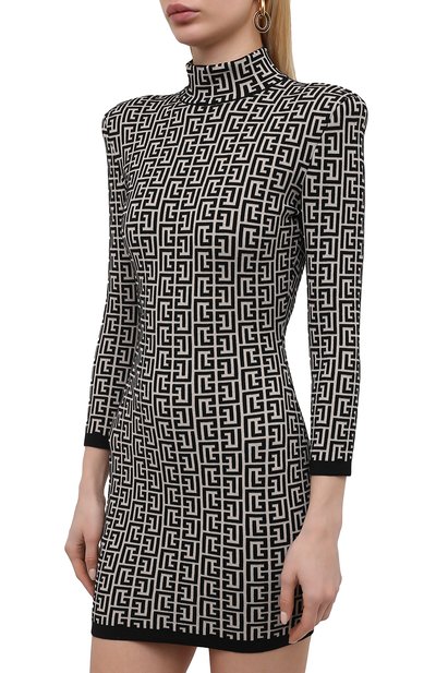 Платье из шерсти и вискозы BALMAIN, арт. VF0R8071/K253, фото 3