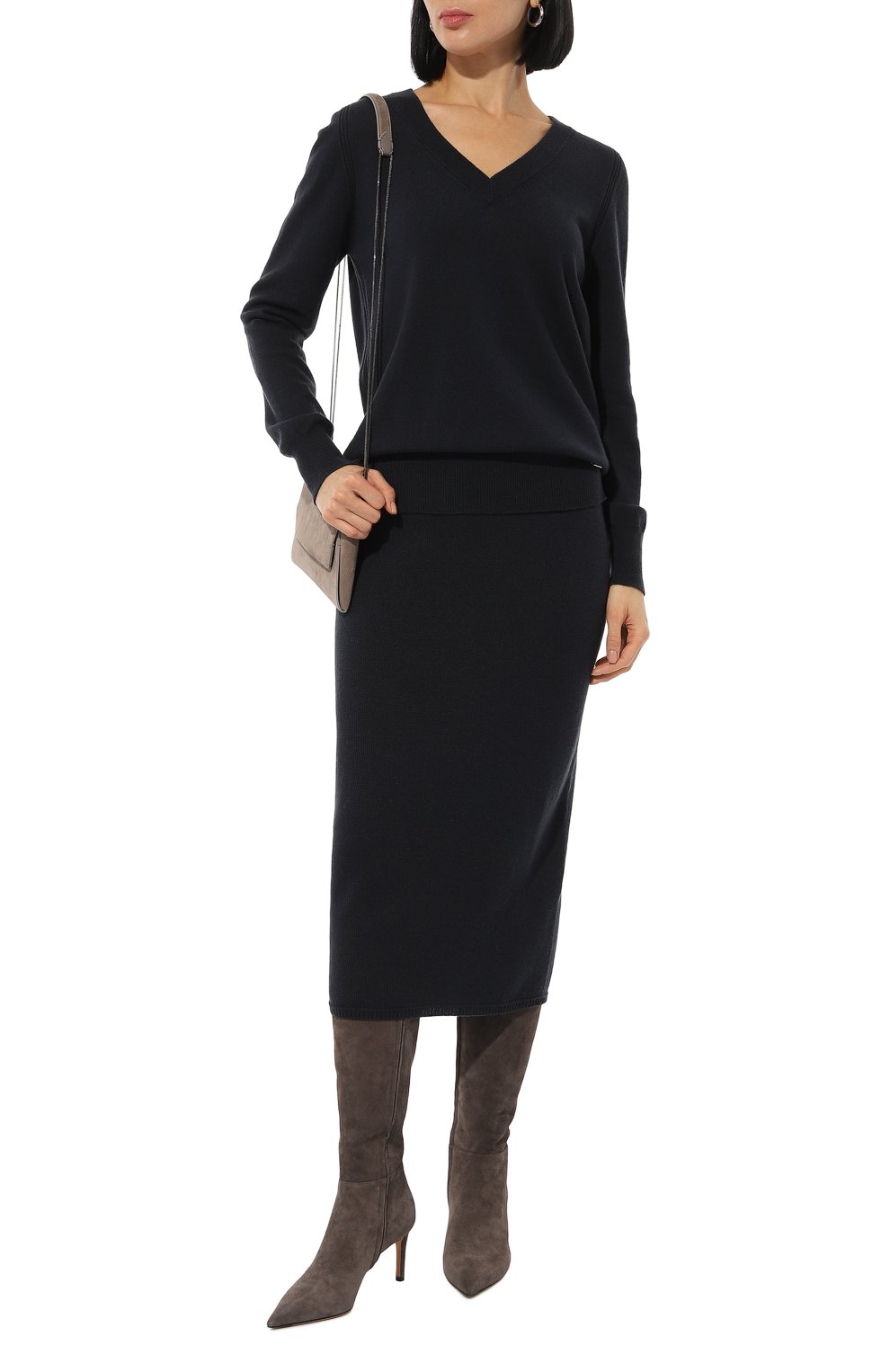 Замшевые сапоги KITON, арт. D58833K0525F11, фото 2