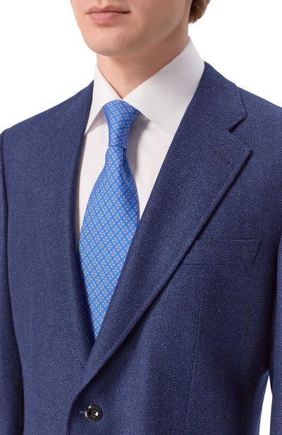 Мужской шелковый комплект из галстука и платка STEFANO RICCI, арт. DH/59101