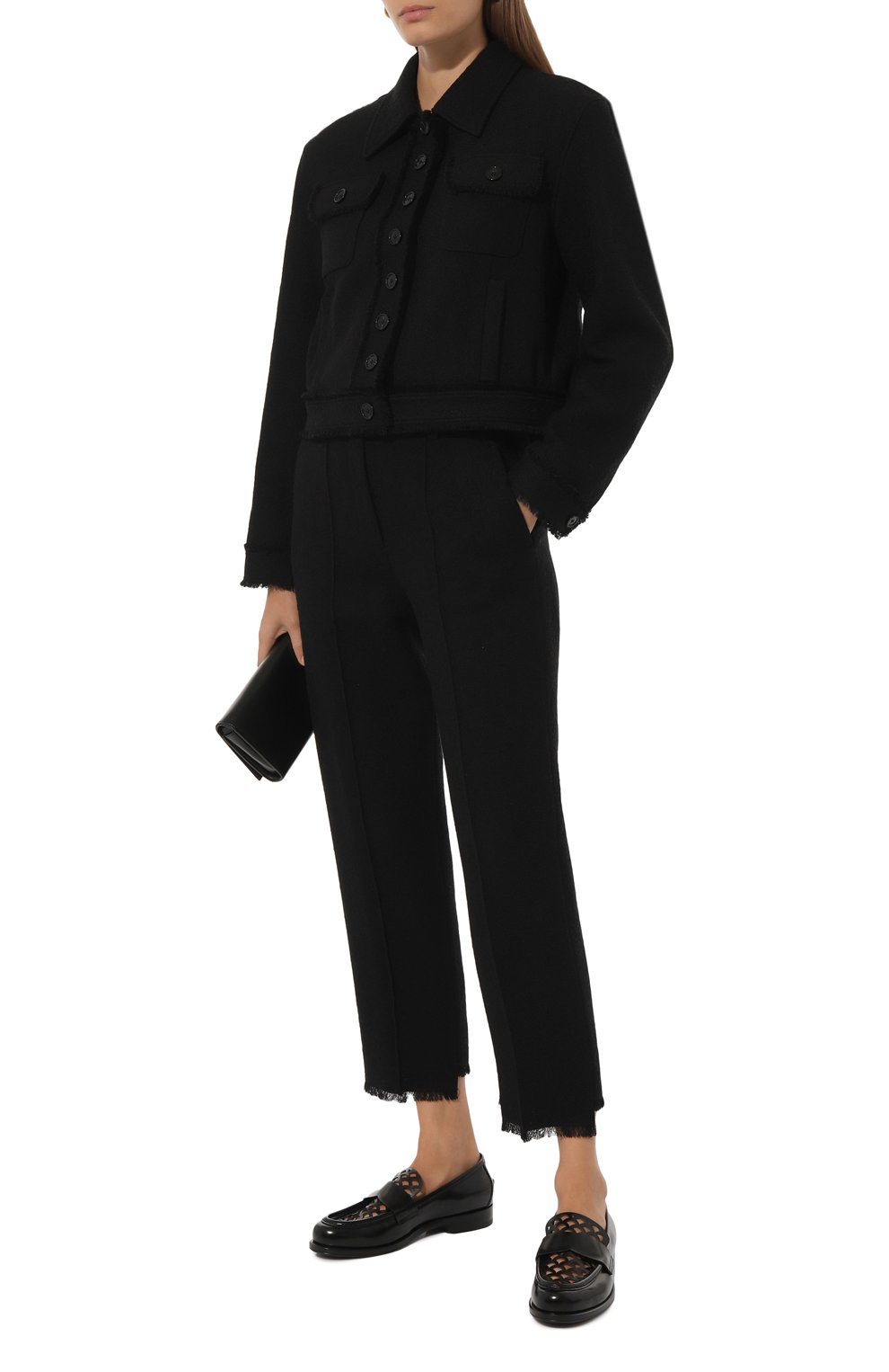 Кожаные лоферы sr mermaid SERGIO ROSSI черного цвета по цене 87550 руб., арт. B09730/MMVA11, фото 2 Кожаные лоферы sr mermaid SERGIO ROSSI, арт. B09730/MMVA11, фото 2