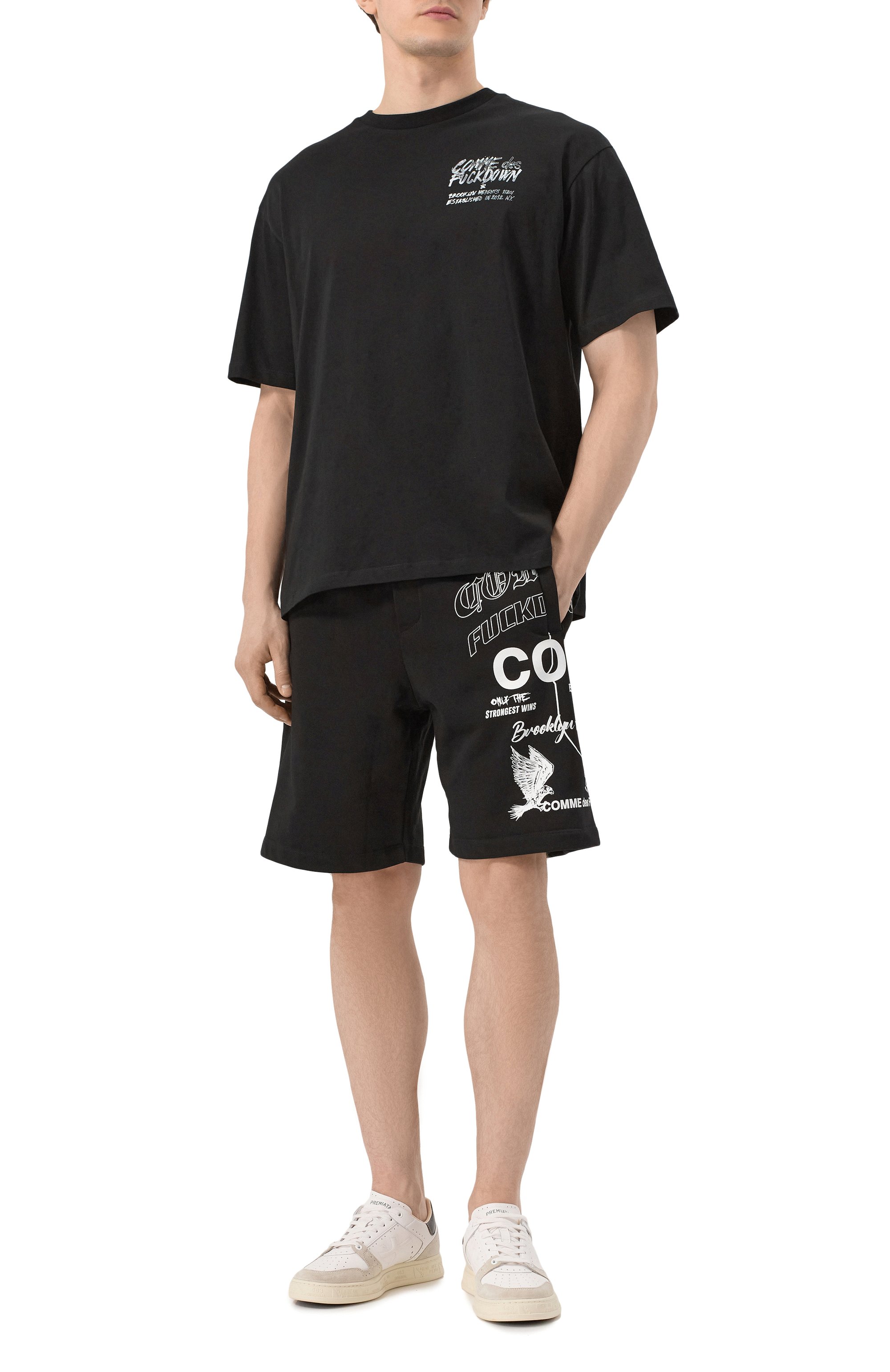 Хлопковая футболка COMME DES FUCKDOWN, арт. CFABM01522, фото 2