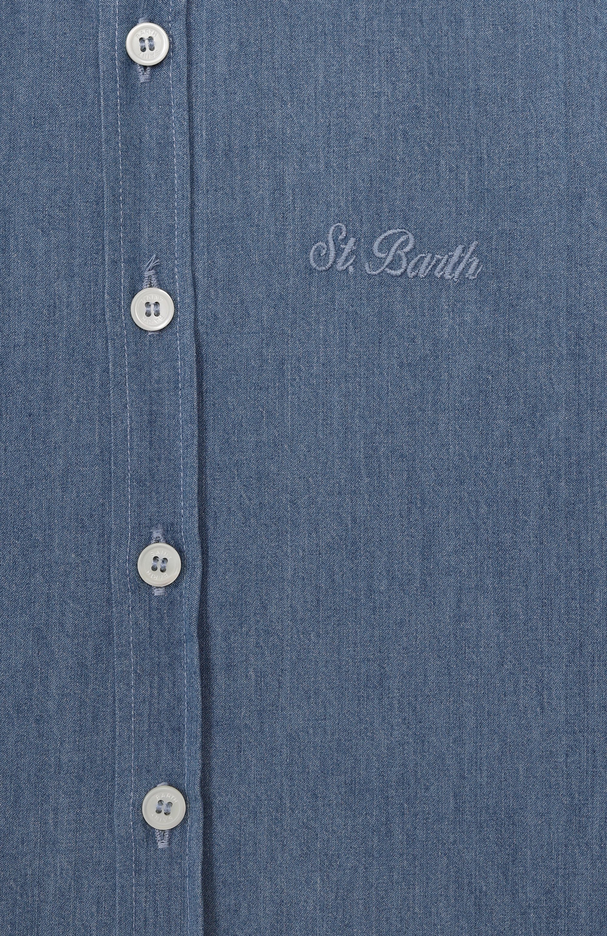 Джинсовая рубашка MC2 SAINT BARTH, арт. SEEF004-02055I/SEEFELD JR CHAMBRAY, фото 3