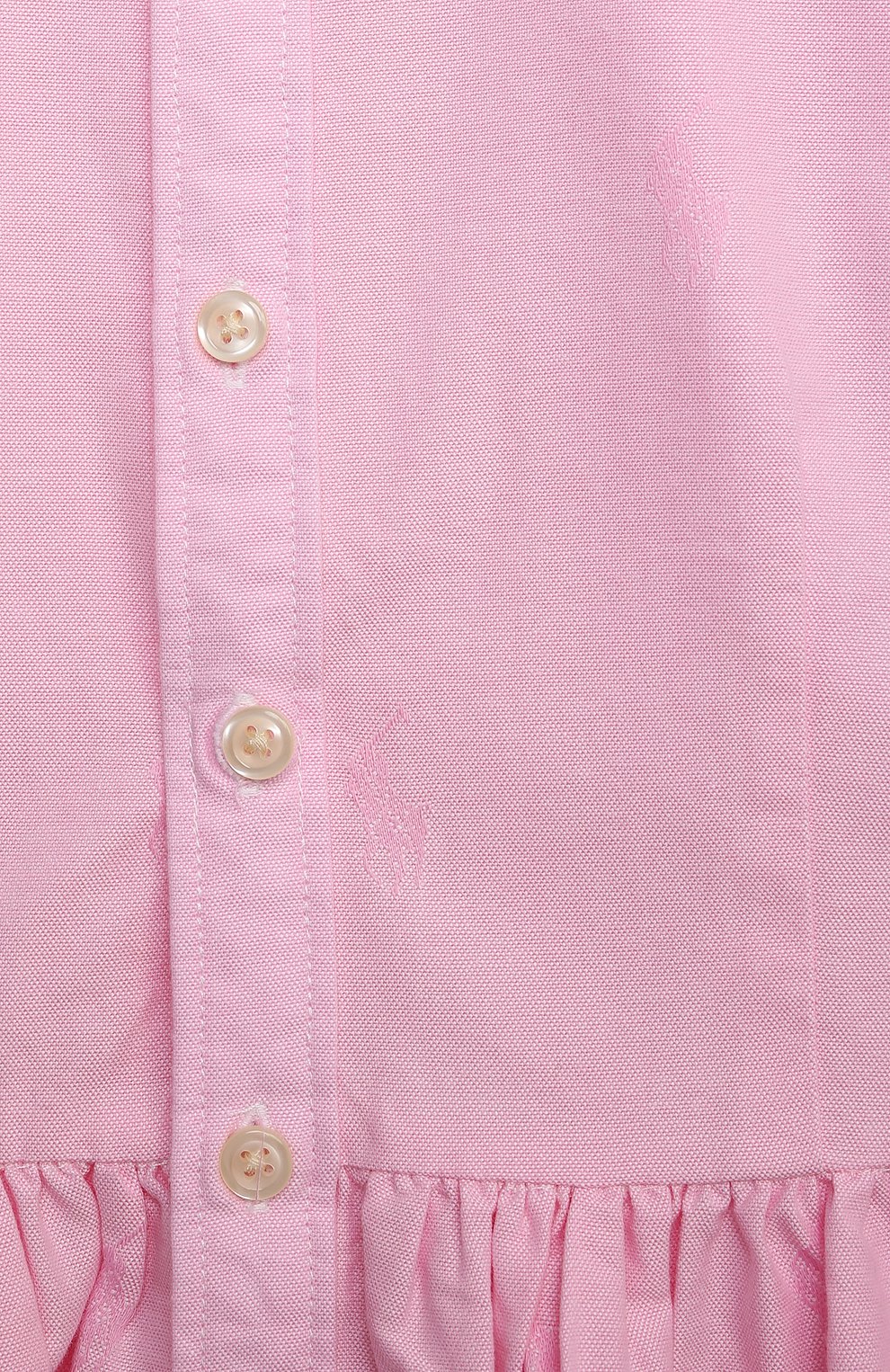 Хлопковое платье-рубашка POLO RALPH LAUREN, арт. 313756657, фото 3