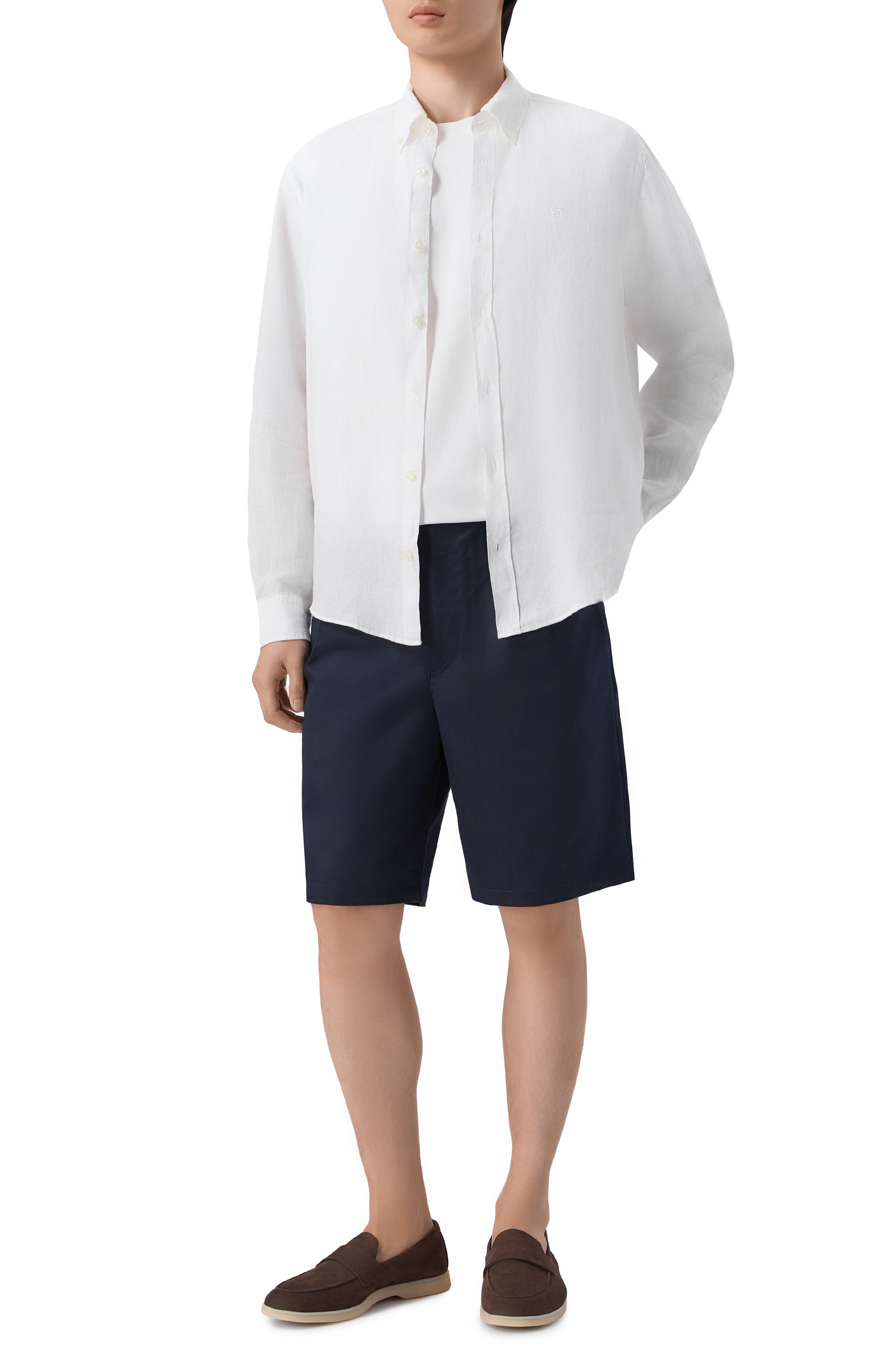 Льняная рубашка BOSS, арт. 50556077, фото 2