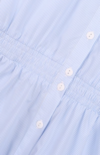 Хлопковое платье с эластичной вставкой на поясе и оборками DESIGNERS, REMIX GIRLS, арт. 13947, фото 3