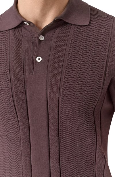 Хлопковое поло BRUNELLO CUCINELLI, арт. M29203305, фото 5