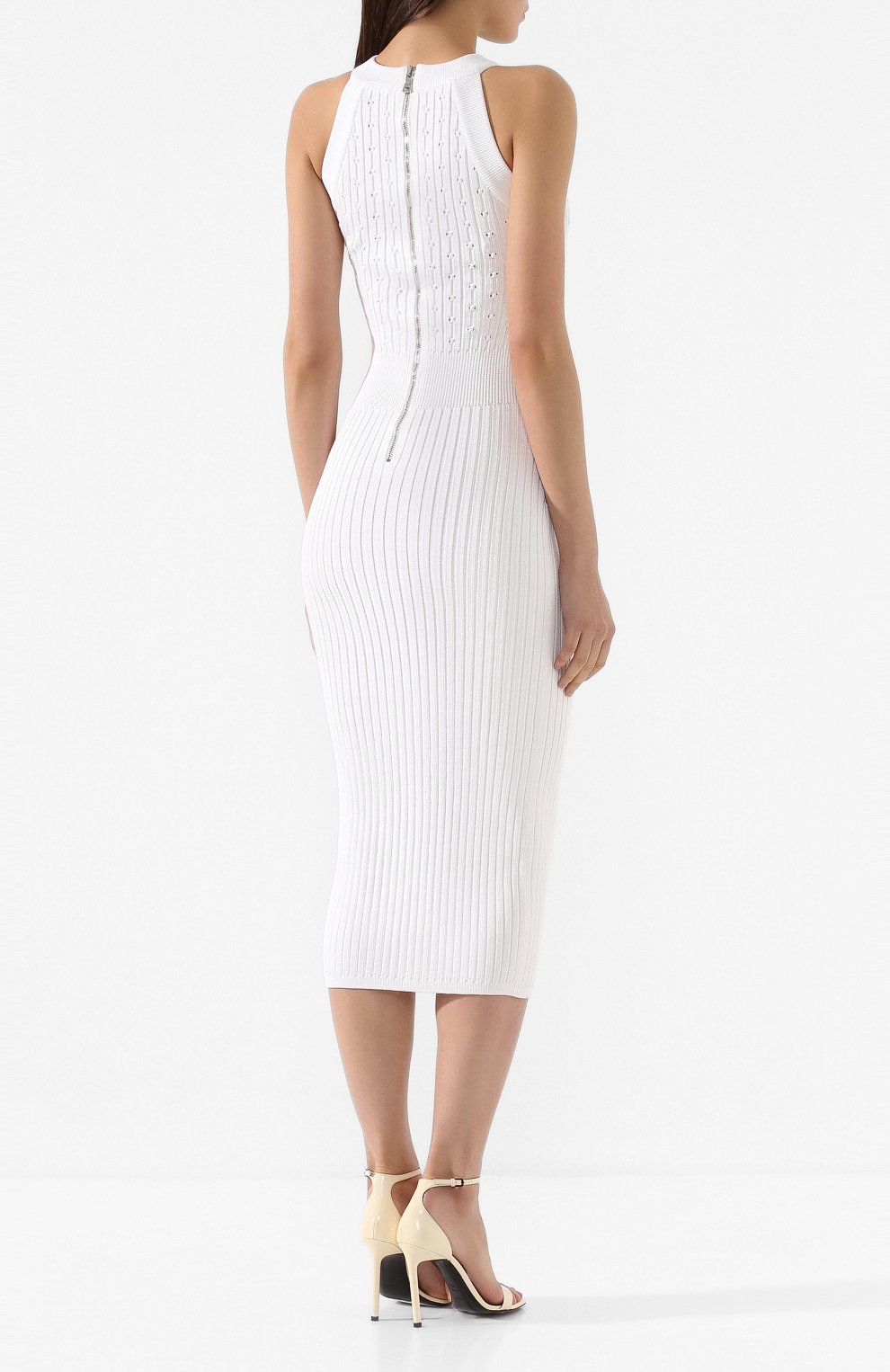 Платье из вискозы BALMAIN, арт. SF26371/K487, фото 4